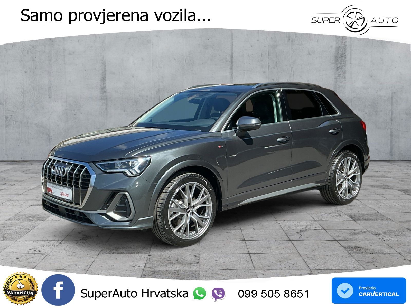 Audi Q3 45 TFSI (245 KS) quattro S tronic S line LED+GR SJED+ACC