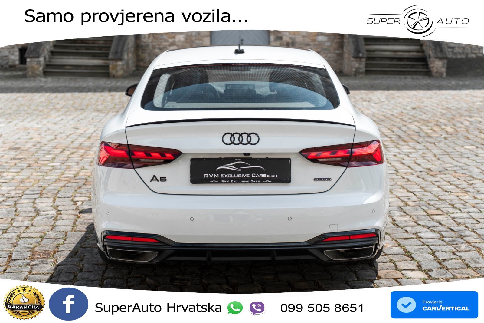 Audi A5 Sportback 45 TFSI (265 KS) quattro S tronic S line LED+GR SJED+ACC