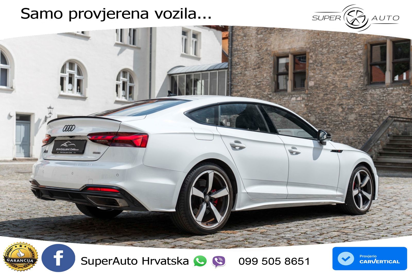 Audi A5 Sportback 45 TFSI (265 KS) quattro S tronic S line LED+GR SJED+ACC