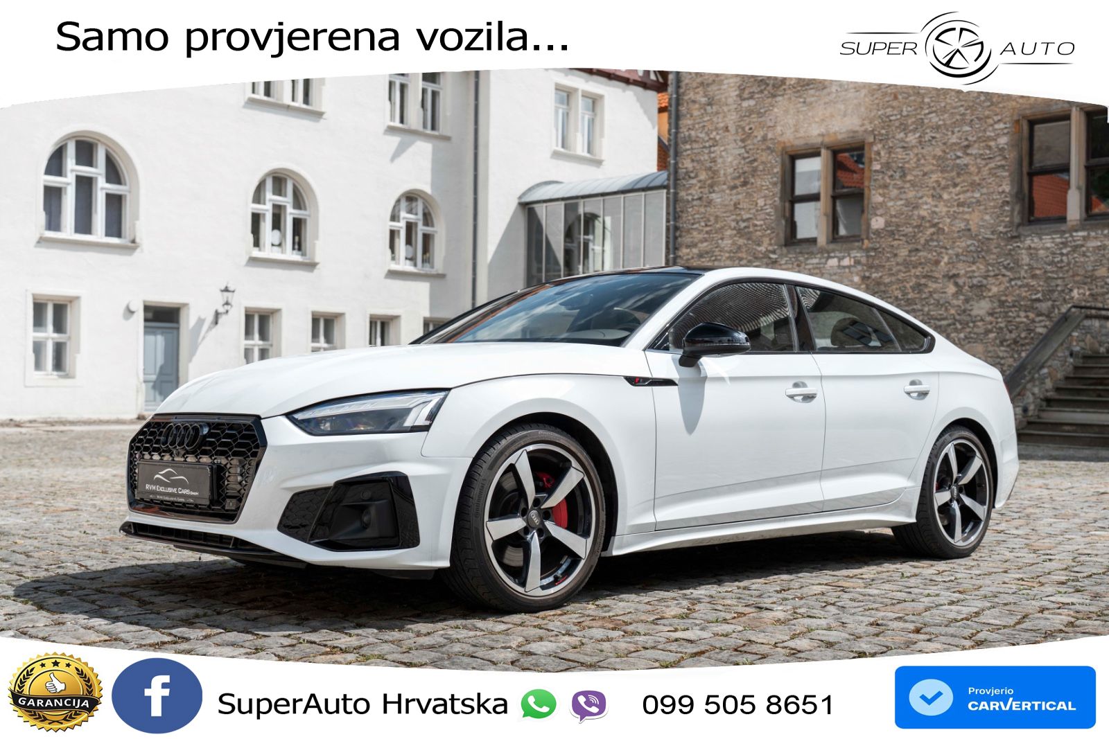 Audi A5 Sportback 45 TFSI (265 KS) quattro S tronic S line LED+GR SJED+ACC