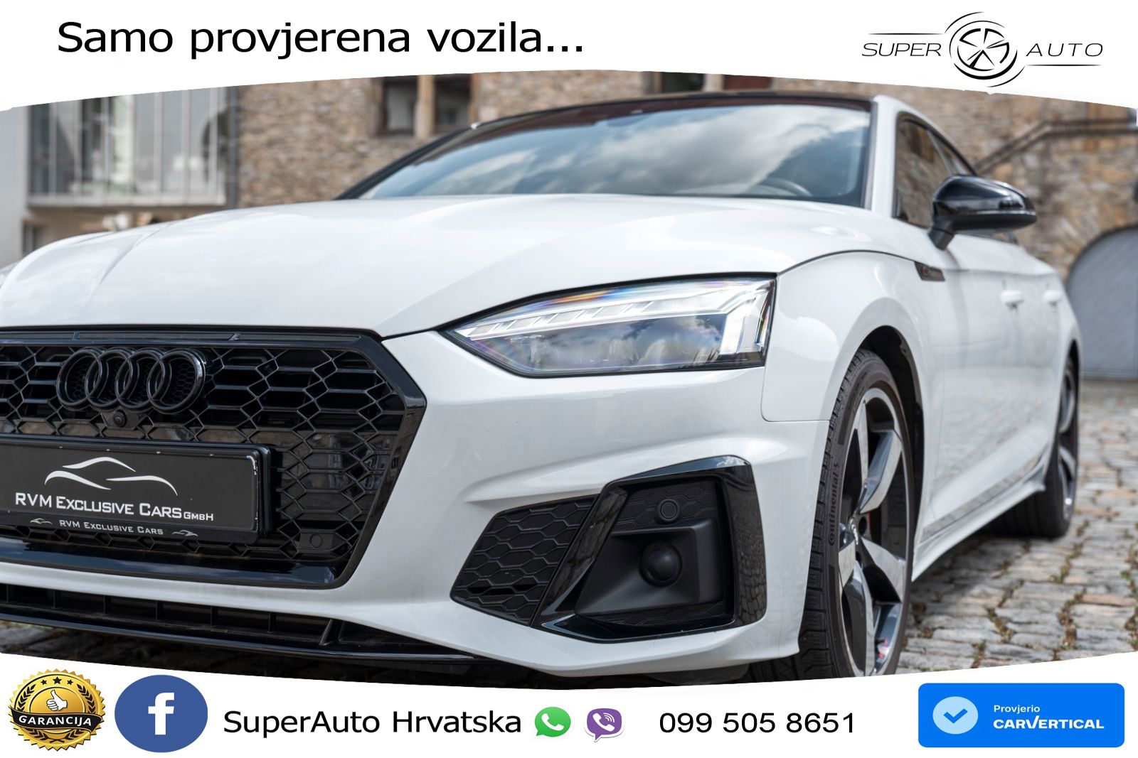 Audi A5 Sportback 45 TFSI (265 KS) quattro S tronic S line LED+GR SJED+ACC