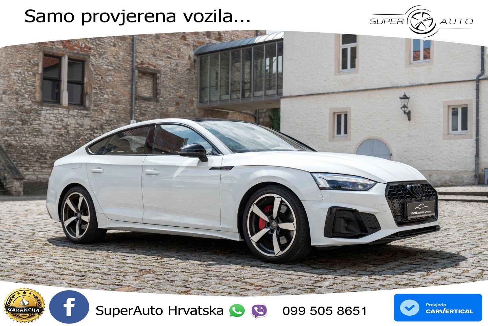 Audi A5 Sportback 45 TFSI (265 KS) quattro S tronic S line LED+GR SJED+ACC