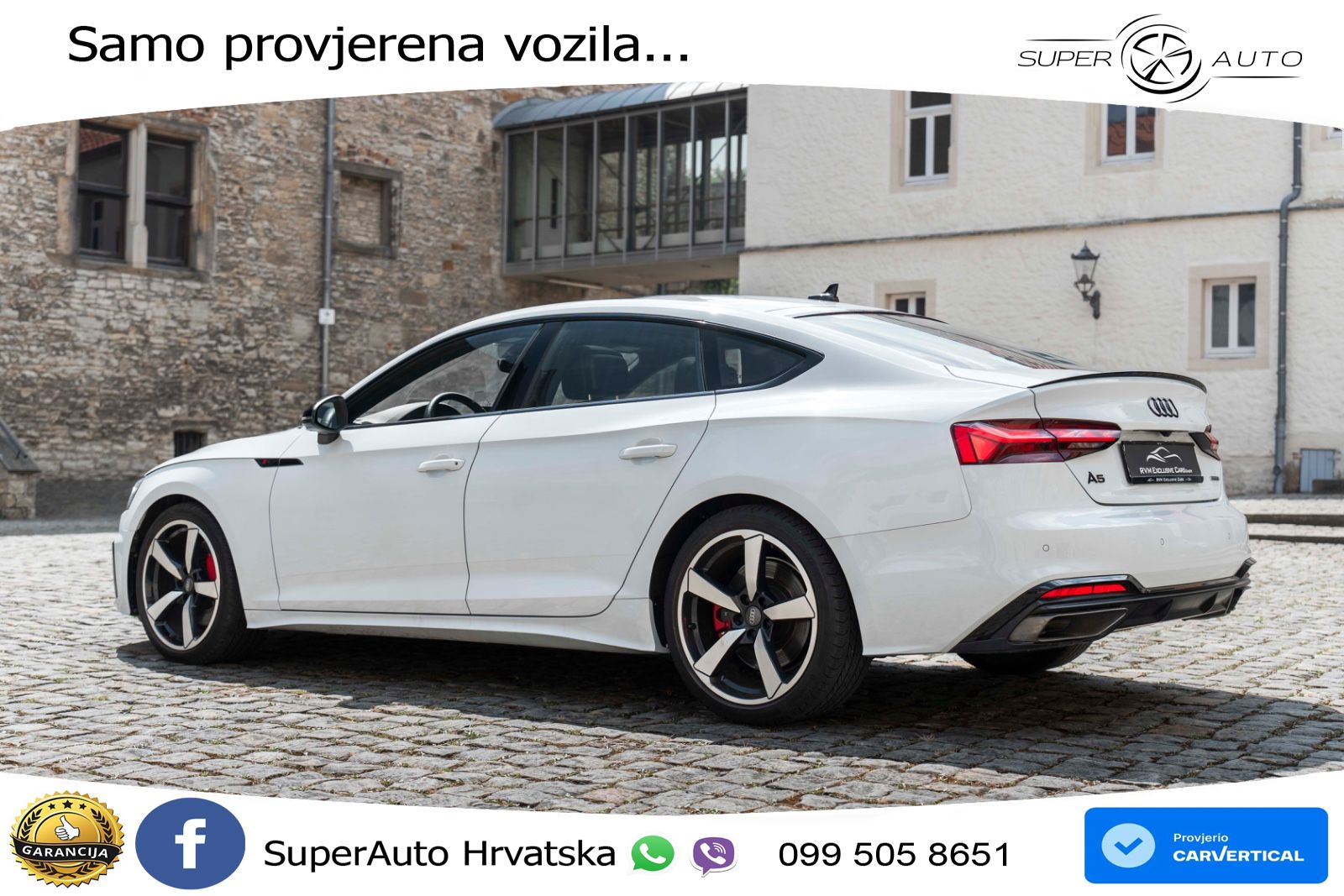 Audi A5 Sportback 45 TFSI (265 KS) quattro S tronic S line LED+GR SJED+ACC