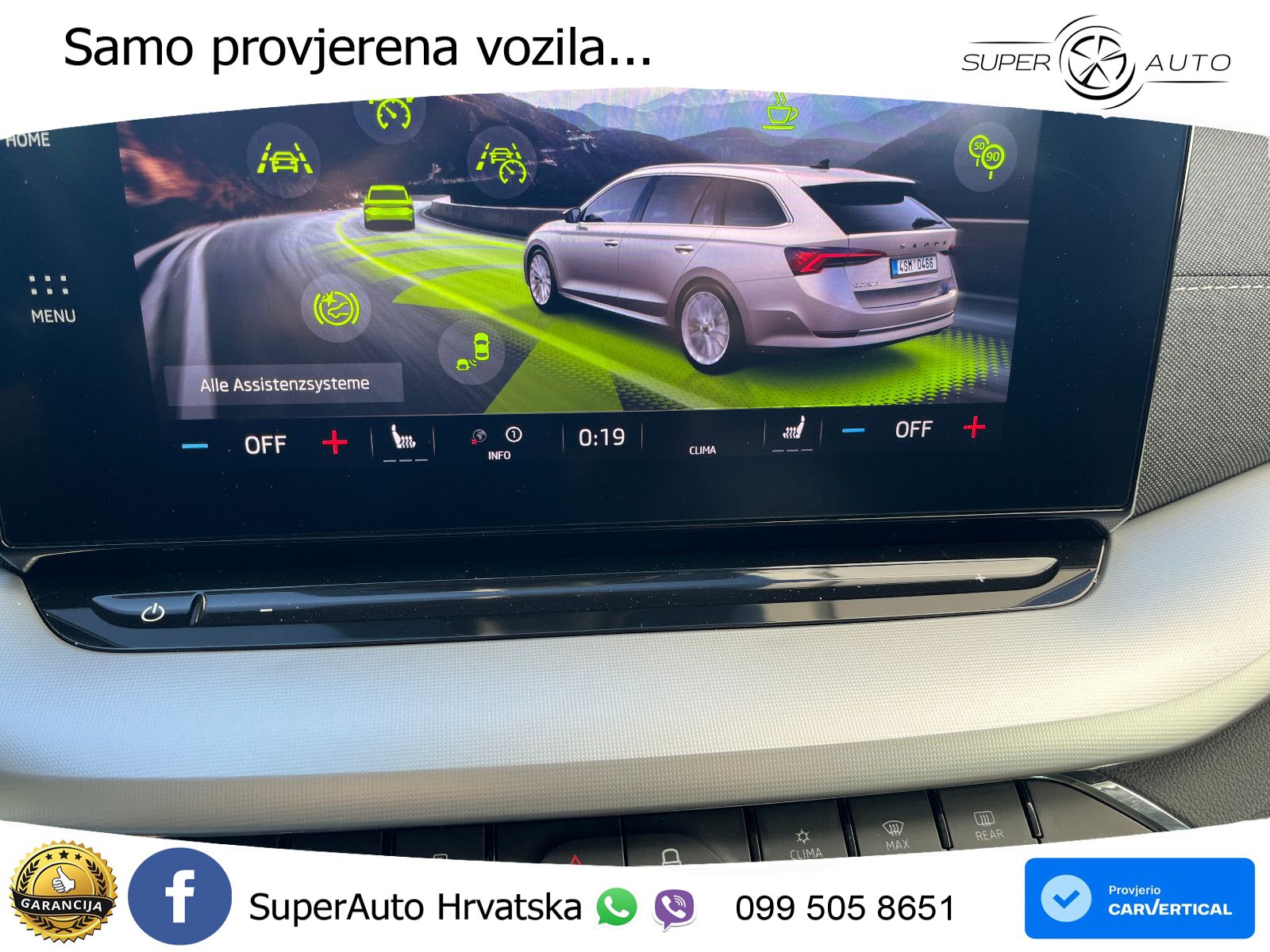 Škoda Octavia Combi 2.0 TDI (150 KS) DSG LED+GR SJED+ACC