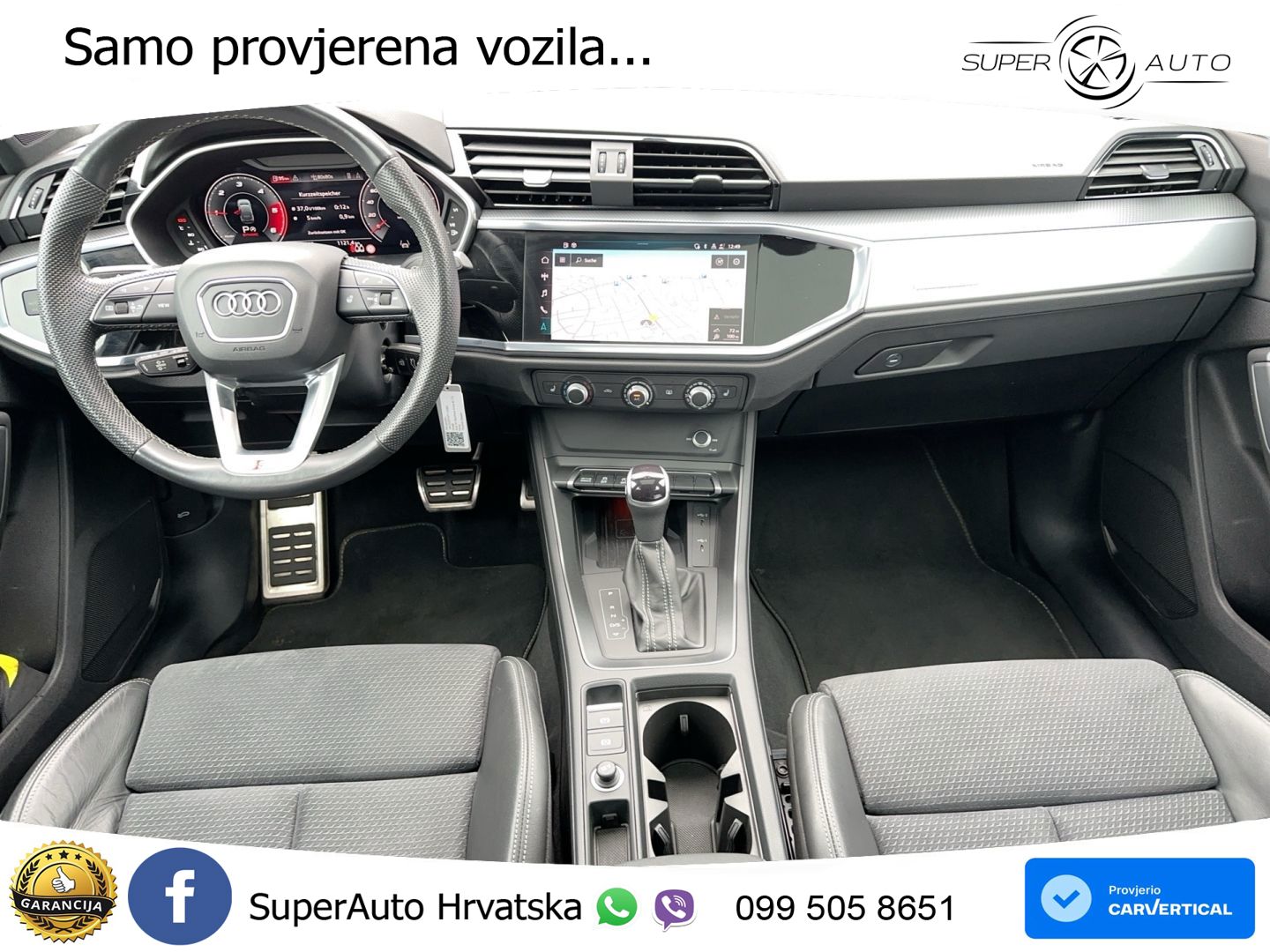 Audi Q3 Sportback 40 TDI (200 KS) quattro S tronic S line LED+GR SJED+ACC