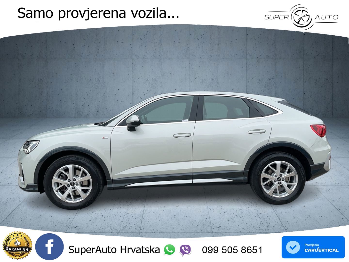 Audi Q3 Sportback 40 TDI (200 KS) quattro S tronic S line LED+GR SJED+ACC