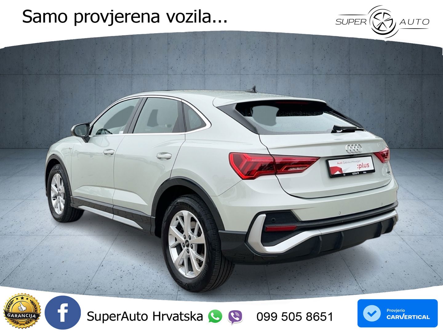 Audi Q3 Sportback 40 TDI (200 KS) quattro S tronic S line LED+GR SJED+ACC