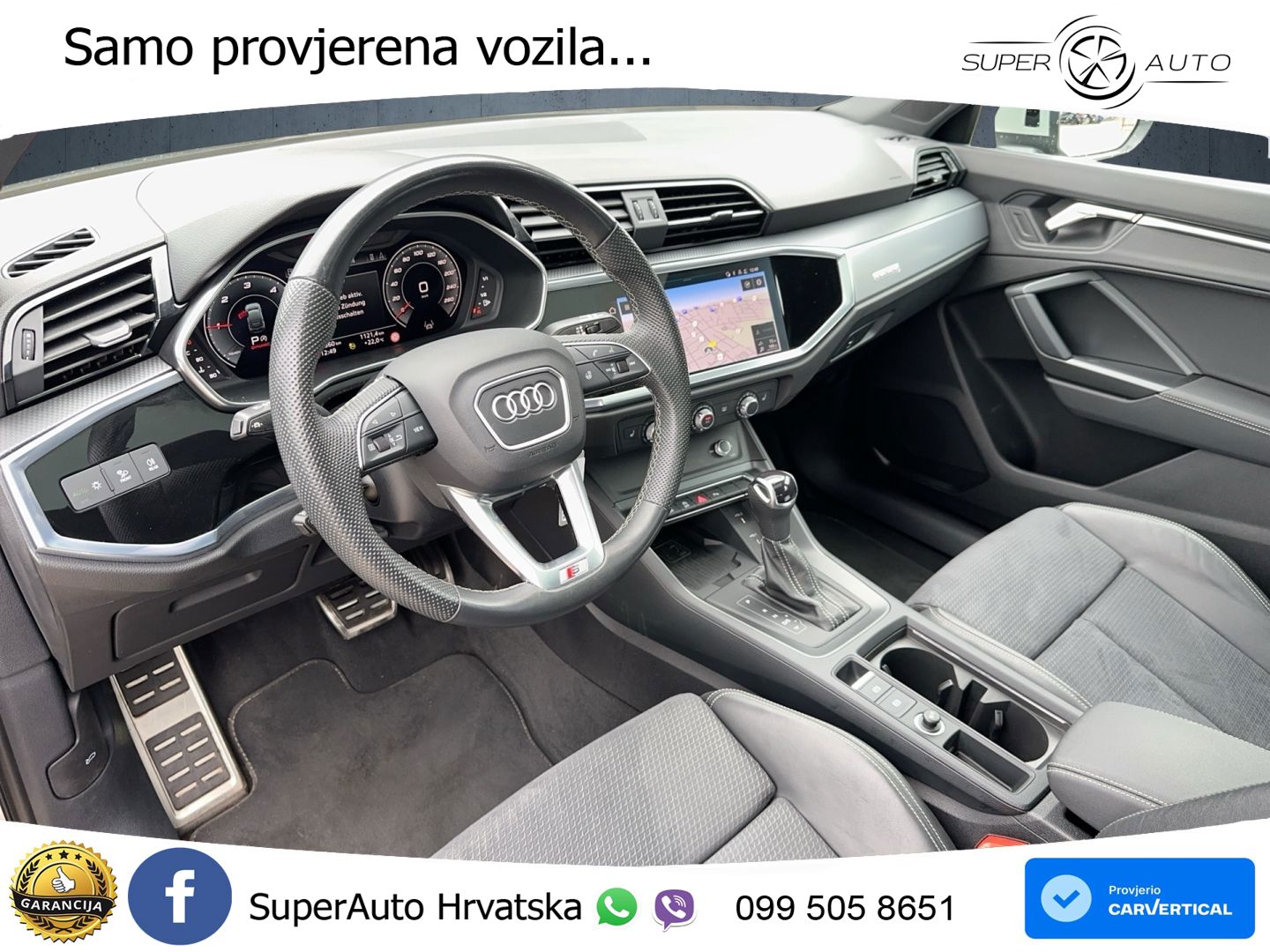Audi Q3 Sportback 40 TDI (200 KS) quattro S tronic S line LED+GR SJED+ACC