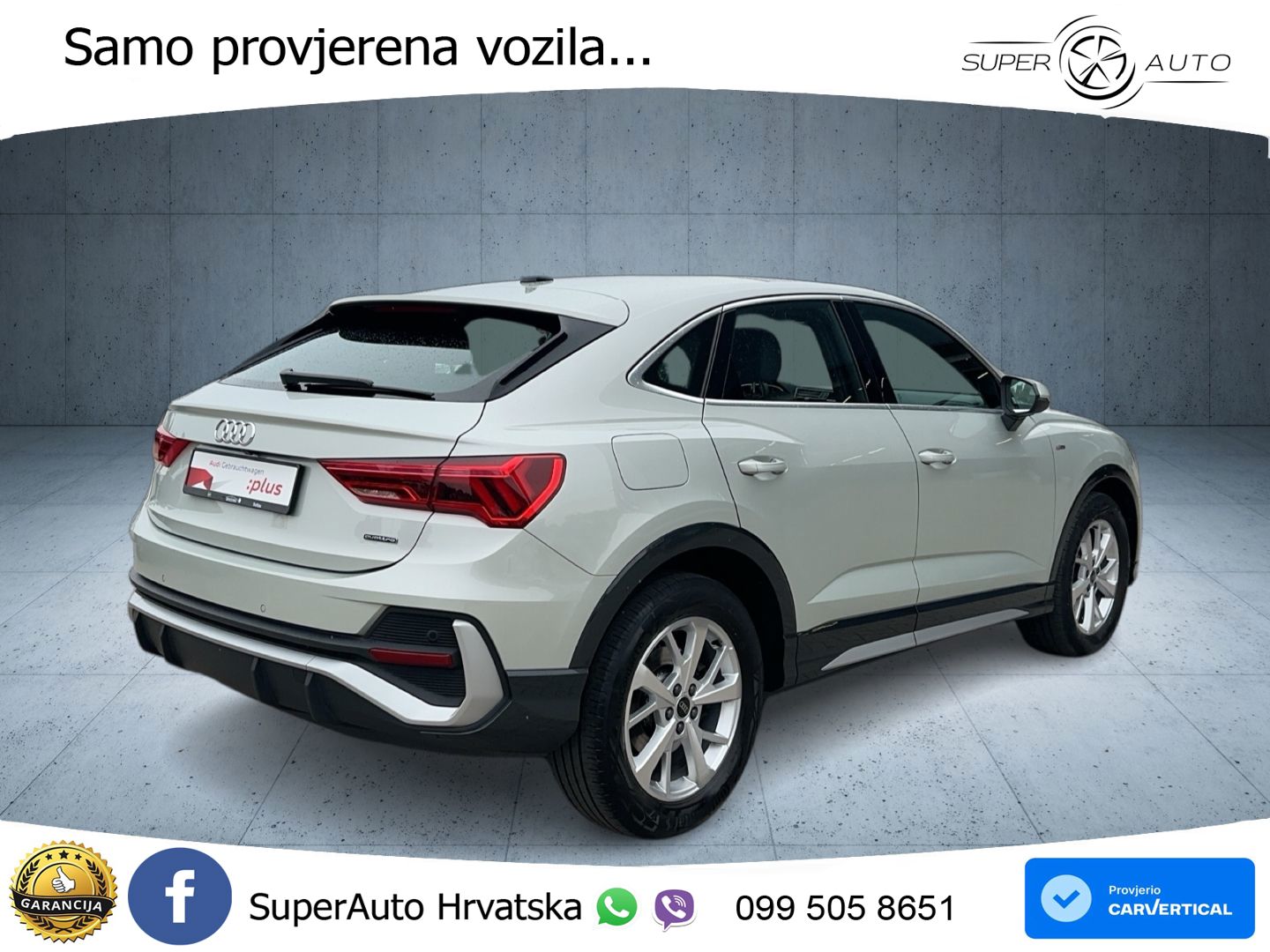 Audi Q3 Sportback 40 TDI (200 KS) quattro S tronic S line LED+GR SJED+ACC