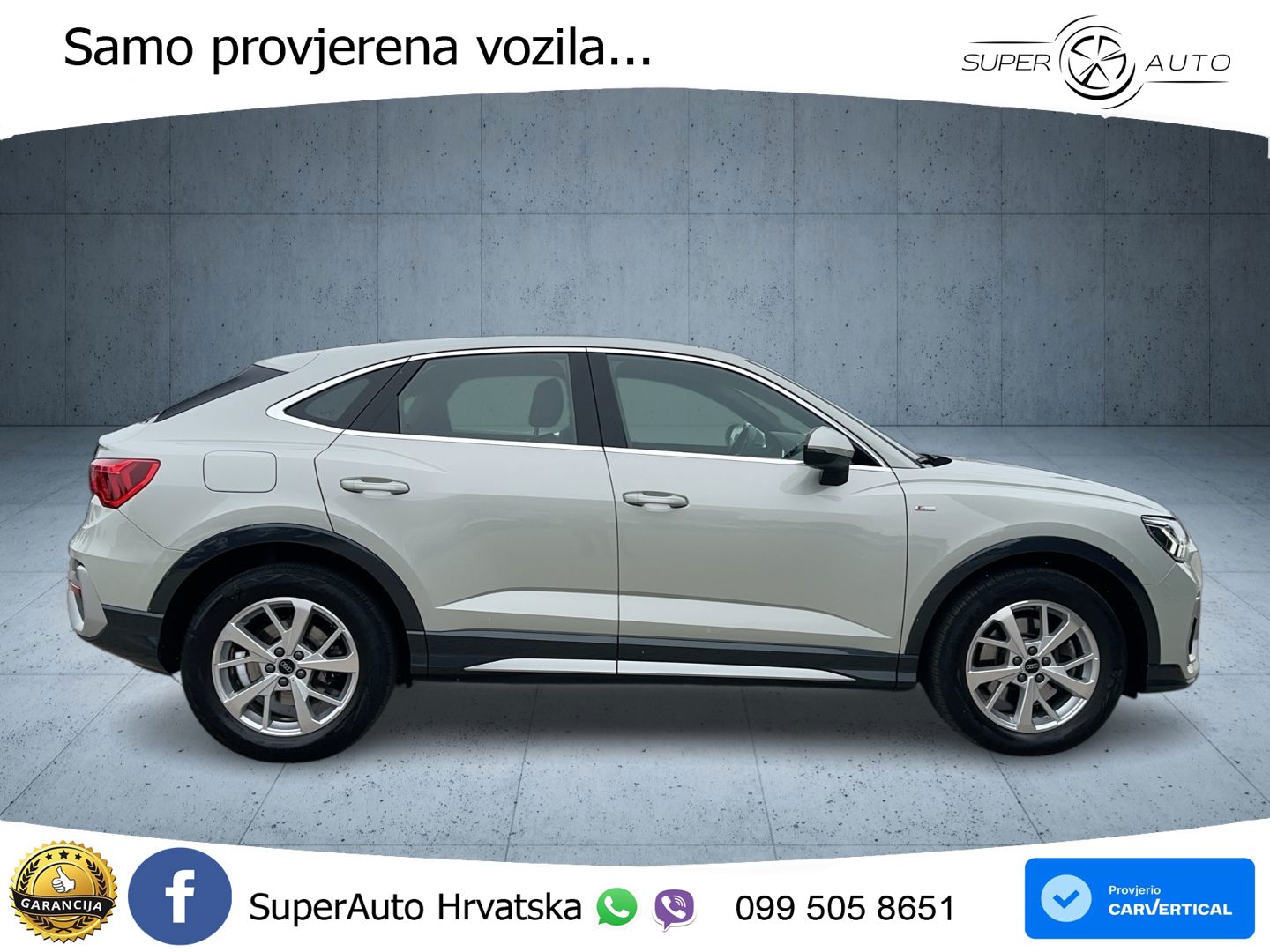 Audi Q3 Sportback 40 TDI (200 KS) quattro S tronic S line LED+GR SJED+ACC