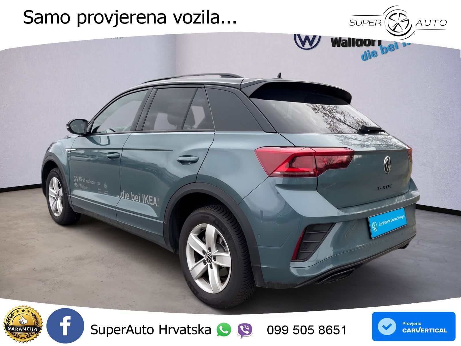 Volkswagen T-Roc 1.5 TSI (150 KS) DSG LED+GR SJED+ACC