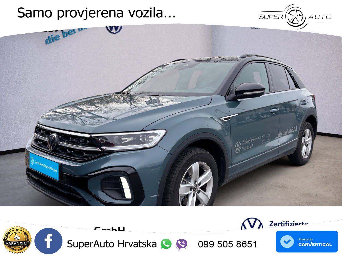 Volkswagen T-Roc 1.5 TSI (150 KS) DSG LED+GR SJED+ACC