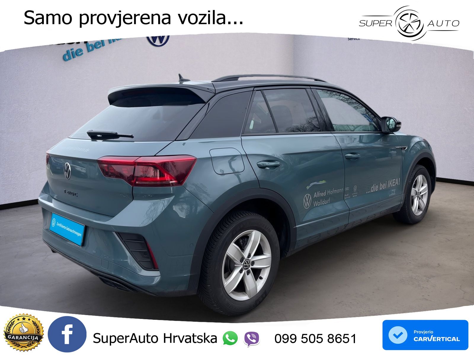 Volkswagen T-Roc 1.5 TSI (150 KS) DSG LED+GR SJED+ACC