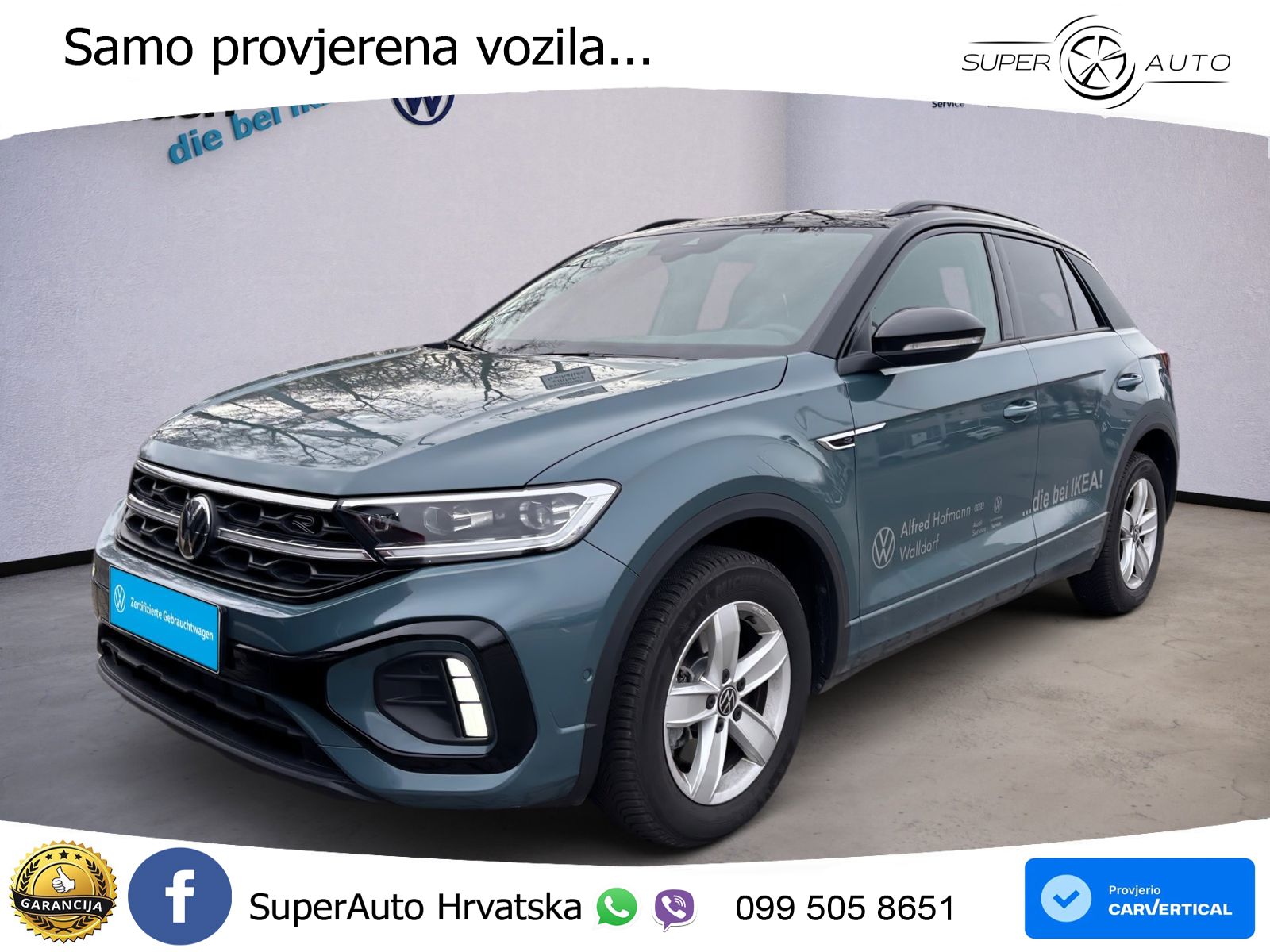 Volkswagen T-Roc 1.5 TSI (150 KS) DSG LED+GR SJED+ACC