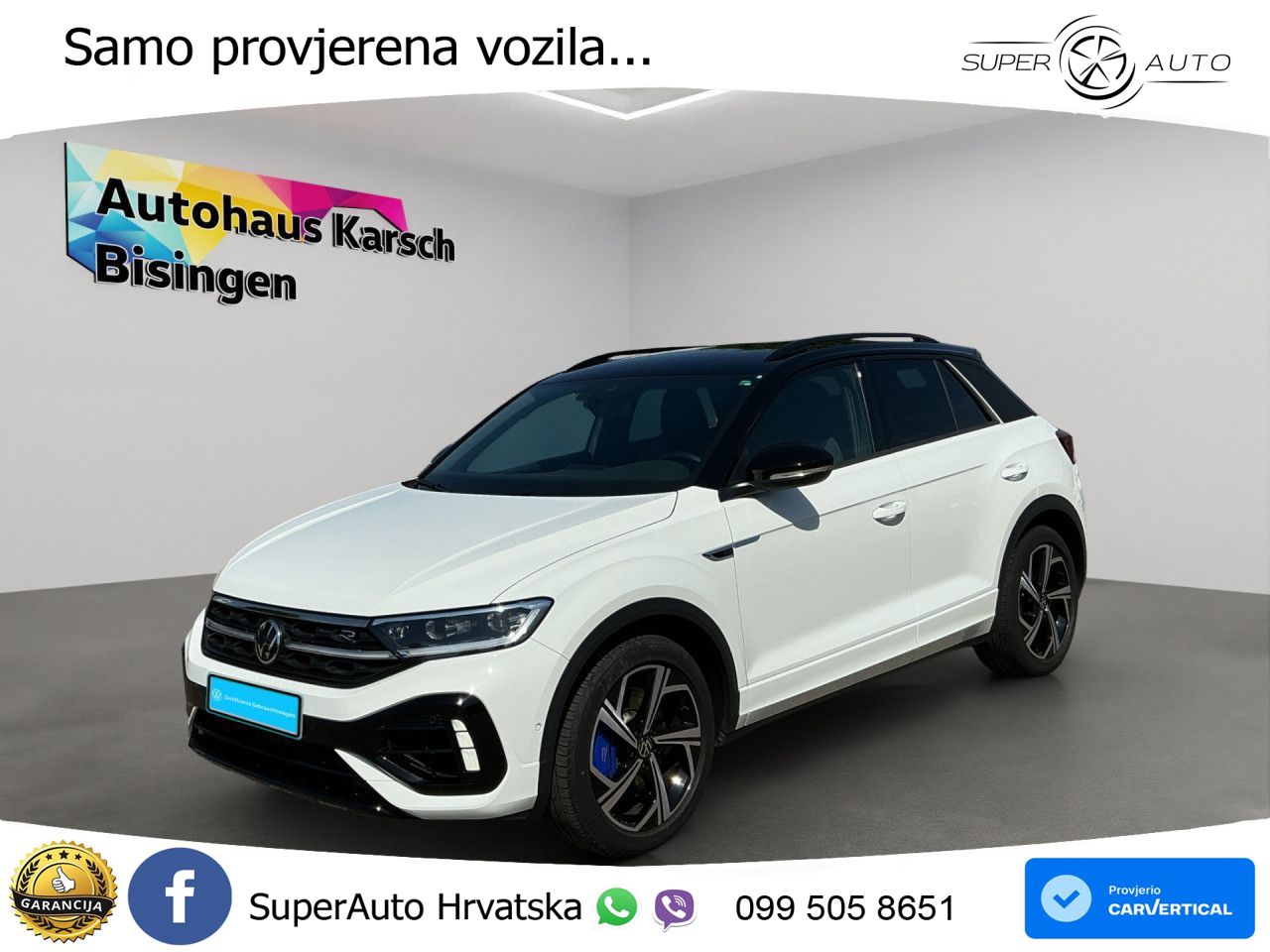 Volkswagen T-Roc I R 2.0 TSI (300 KS) OPF 4M DSG LED+GR SJED+ACC