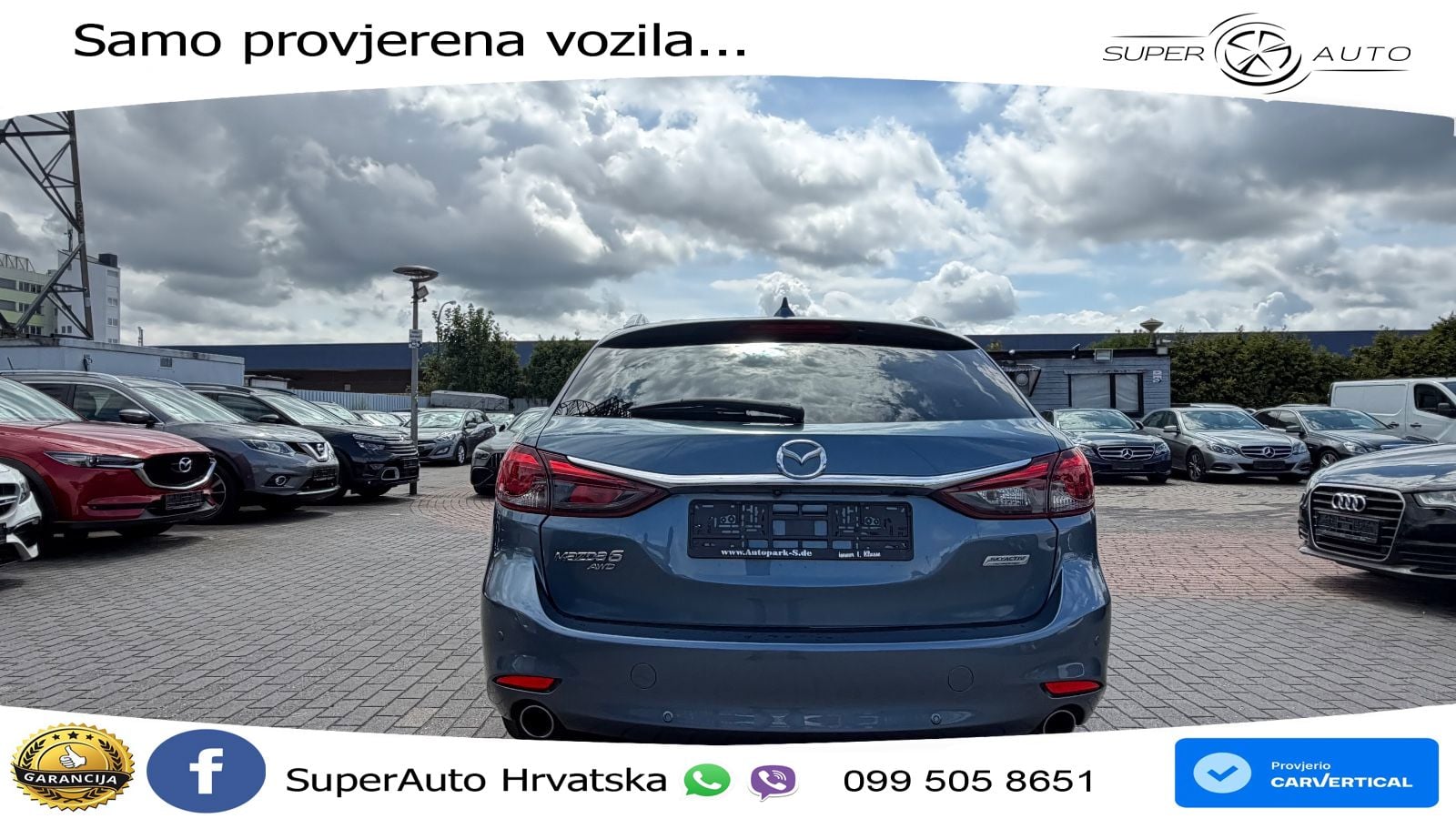Mazda 6 Sport Combi 2.2 SKYACTIV-D (184 KS) AWD SKYACTIV-Drive LED+GR SJED+ACC