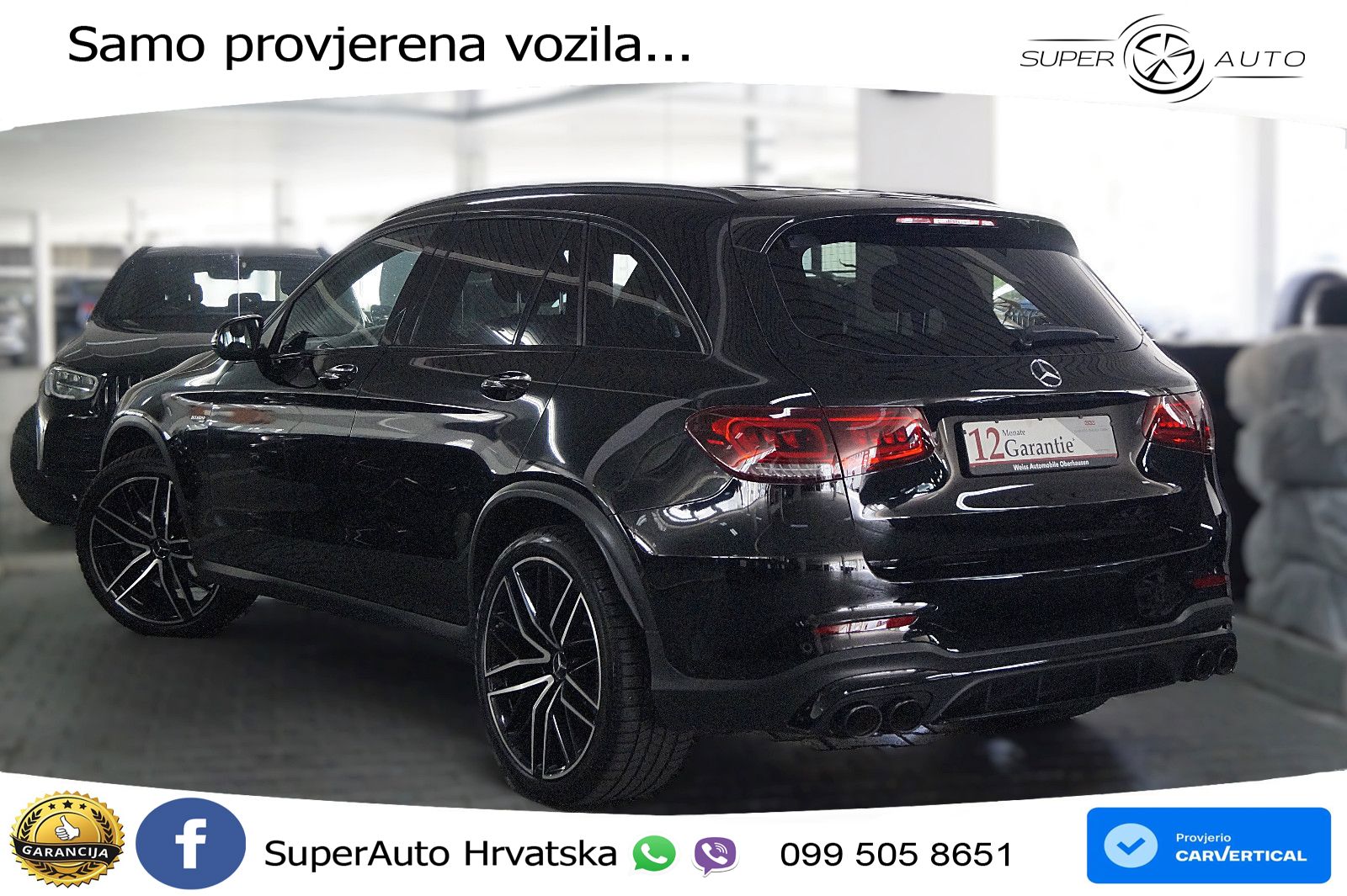 Mercedes AMG GLC 43 V6 (390 KS) 4MATIC TCT LED+GR SJED+ACC