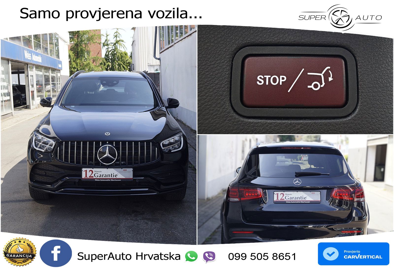 Mercedes AMG GLC 43 V6 (390 KS) 4MATIC TCT LED+GR SJED+ACC