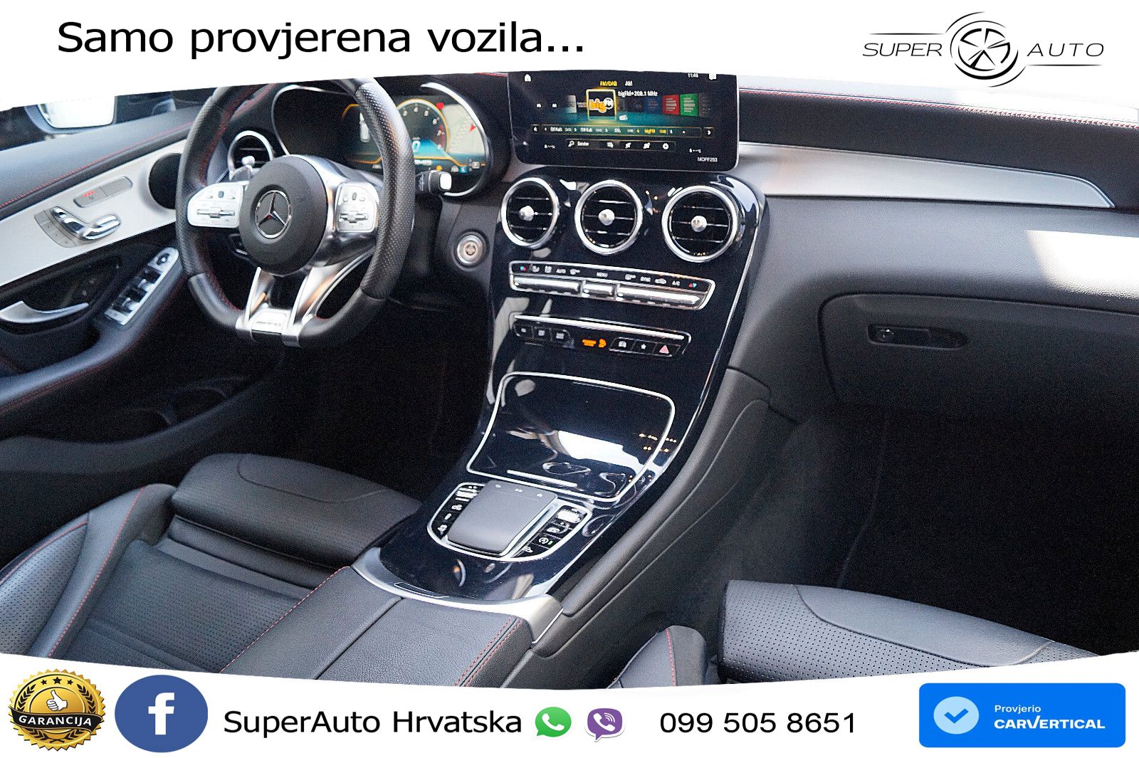 Mercedes AMG GLC 43 V6 (390 KS) 4MATIC TCT LED+GR SJED+ACC