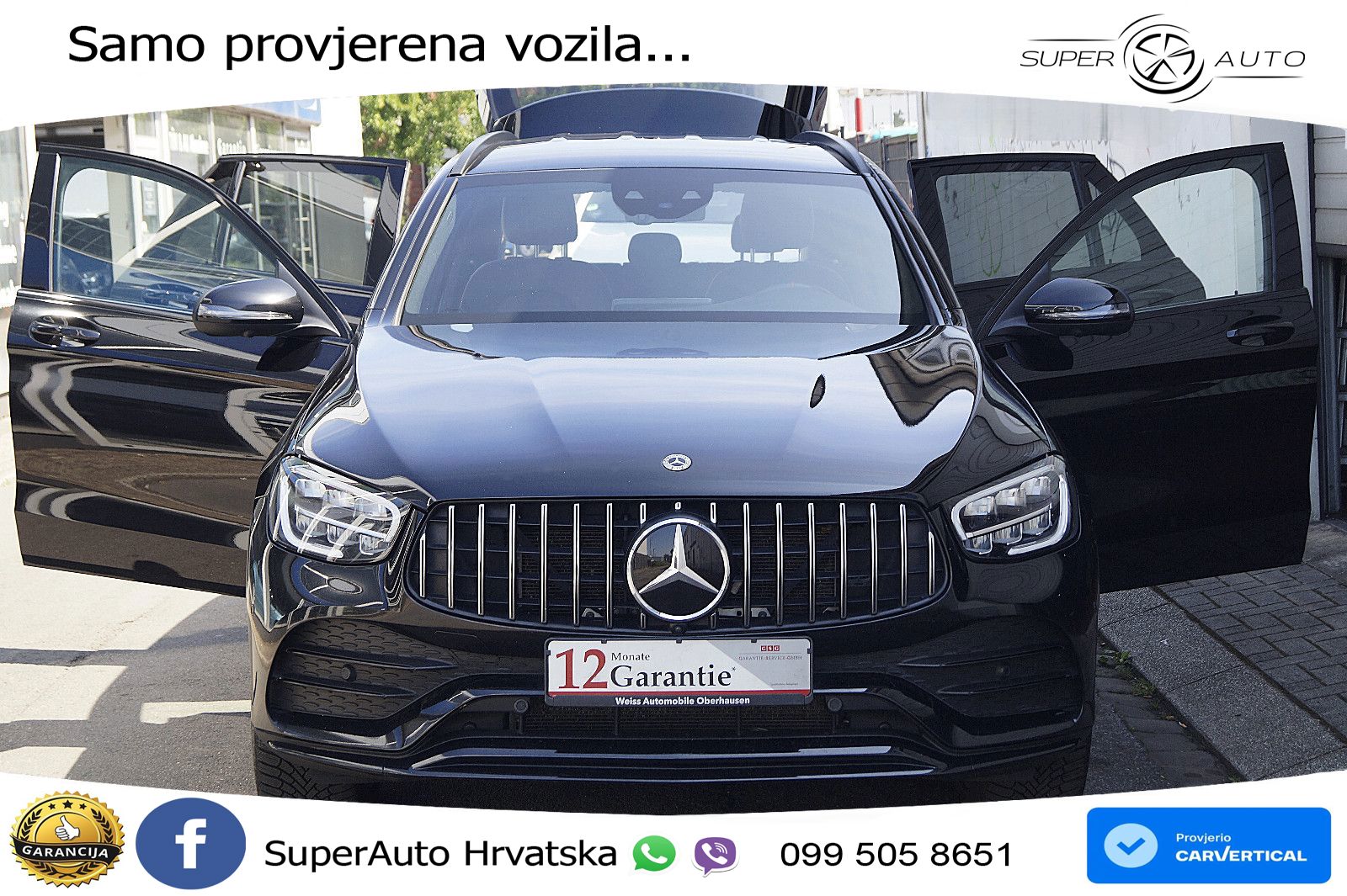 Mercedes AMG GLC 43 V6 (390 KS) 4MATIC TCT LED+GR SJED+ACC