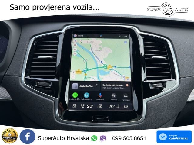 Volvo XC90 2.0 T8 AWD Automatic ZRAČNI+ACC+GR SJED+KAM+PANO