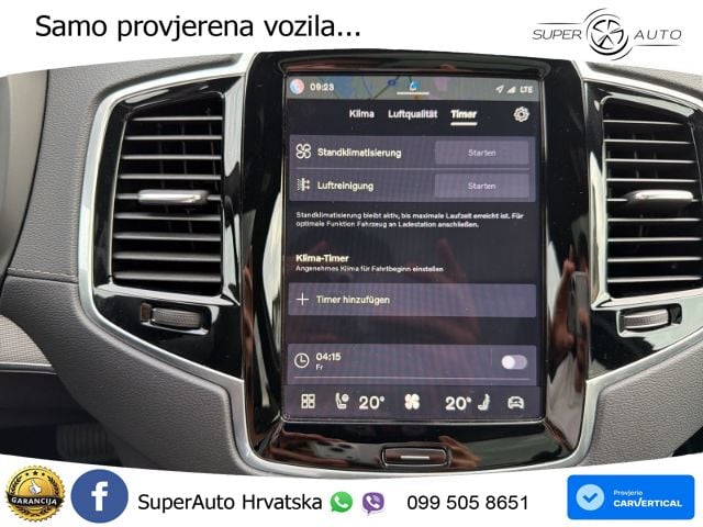 Volvo XC90 2.0 T8 AWD Automatic ZRAČNI+ACC+GR SJED+KAM+PANO