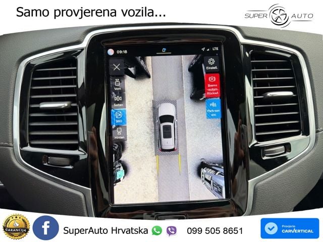 Volvo XC90 2.0 T8 AWD Automatic ZRAČNI+ACC+GR SJED+KAM+PANO