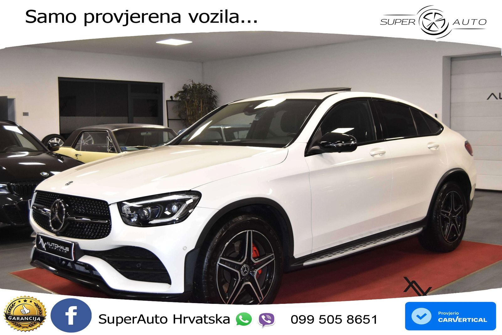 Mercedes GLC Coupe 200 (197 KS) 4MATIC G-TRONIC AMG LED+GR SJED+ACC