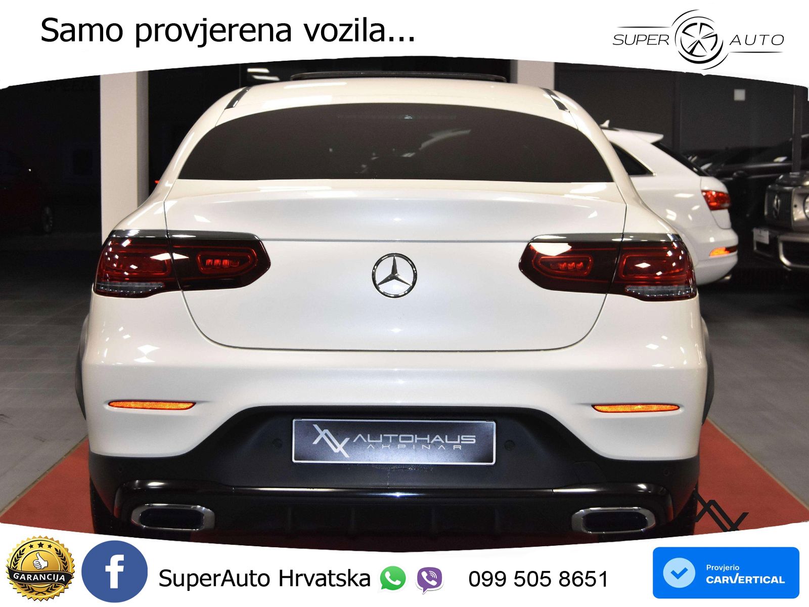 Mercedes GLC Coupe 200 (197 KS) 4MATIC G-TRONIC AMG LED+GR SJED+ACC