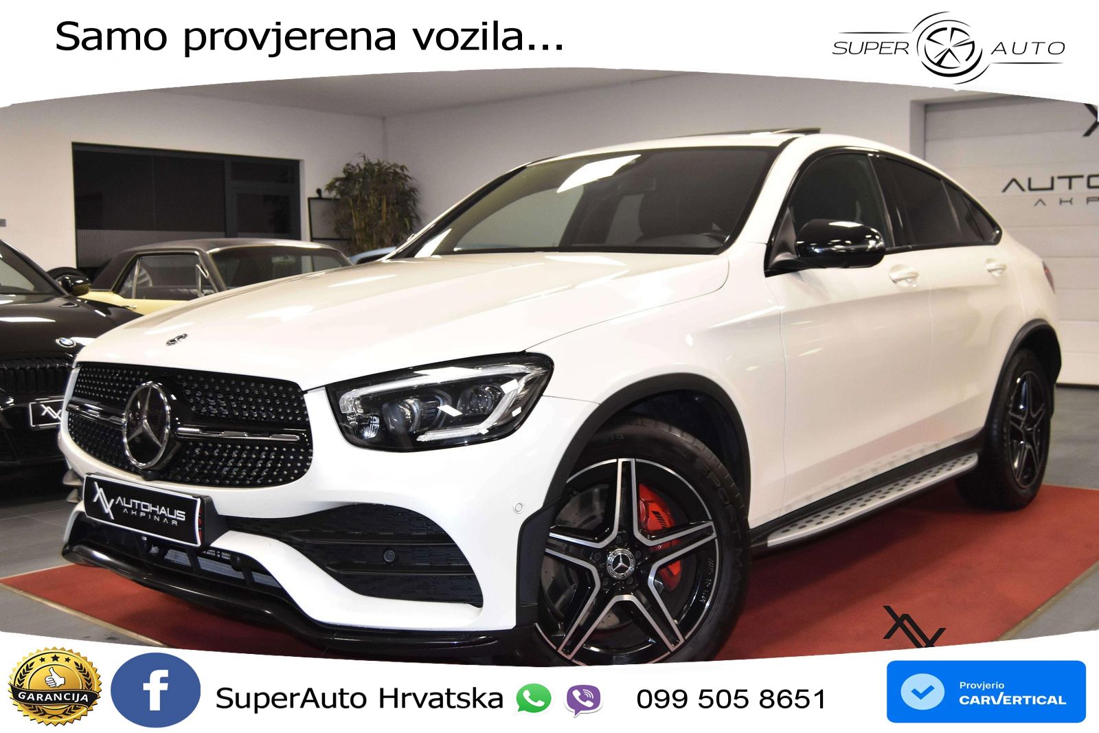 Mercedes GLC Coupe 200 (197 KS) 4MATIC G-TRONIC AMG LED+GR SJED+ACC