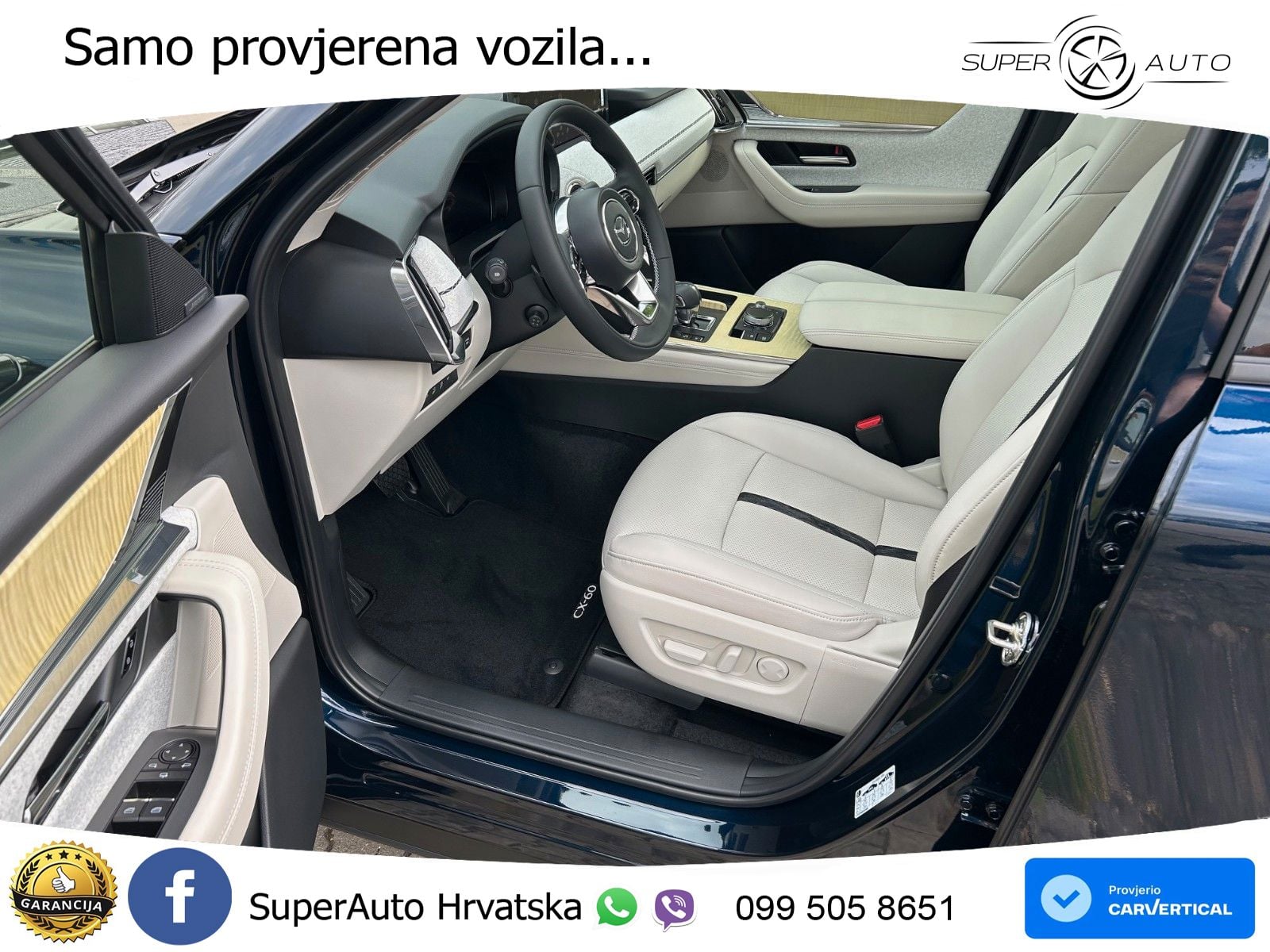 Mazda CX-60 3.3 e-Skyactiv D (254 KS) AWD Automatic ACC+HEAD+4xGR SJED+360+PANO