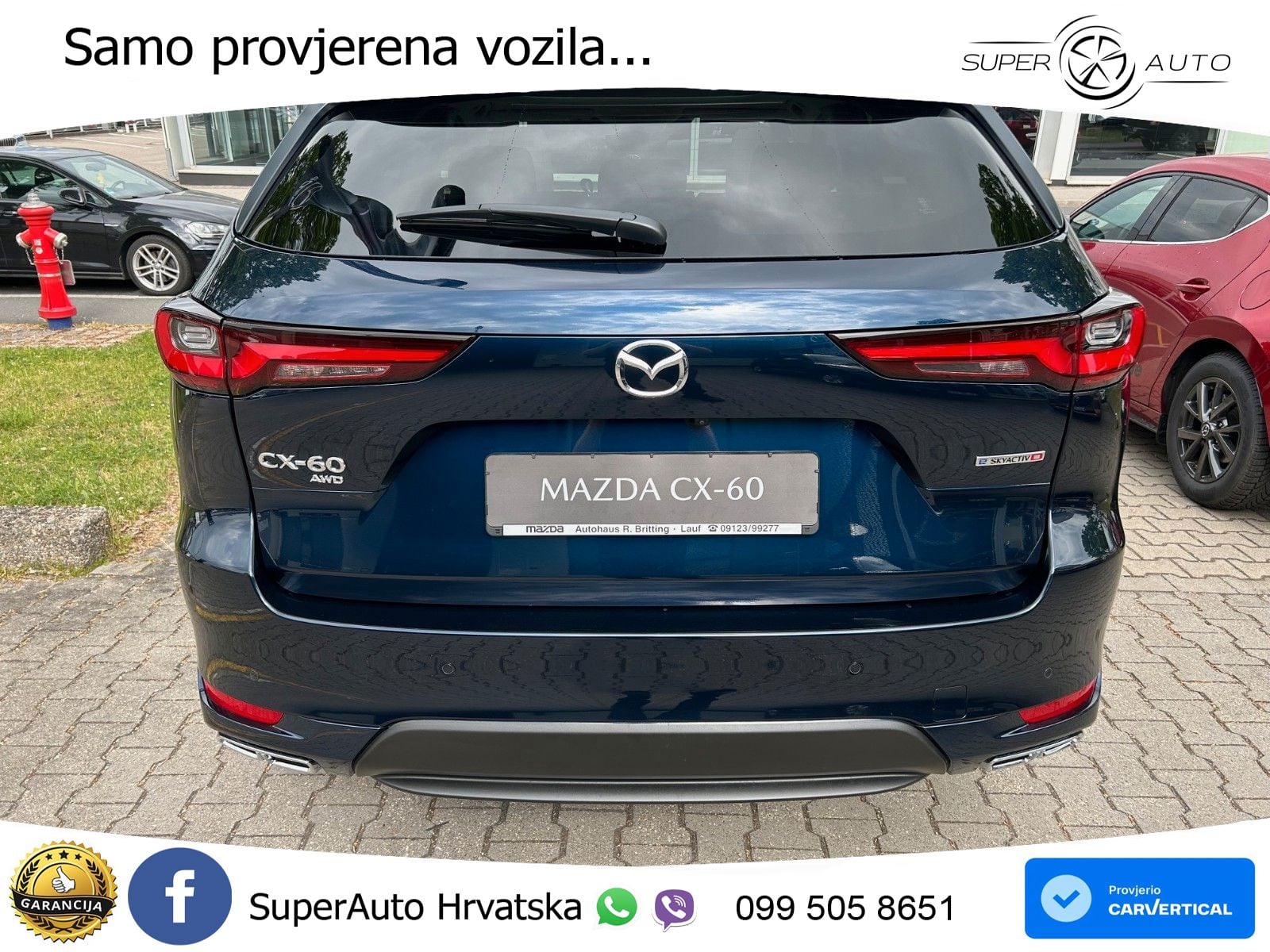 Mazda CX-60 3.3 e-Skyactiv D (254 KS) AWD Automatic ACC+HEAD+4xGR SJED+360+PANO