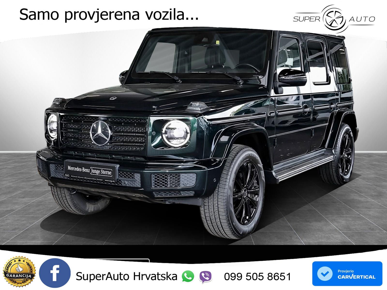Mercedes G 500 Long V8 (422 KS) 4MATIC 9G-TRONIC LED+GR SJED+ACC