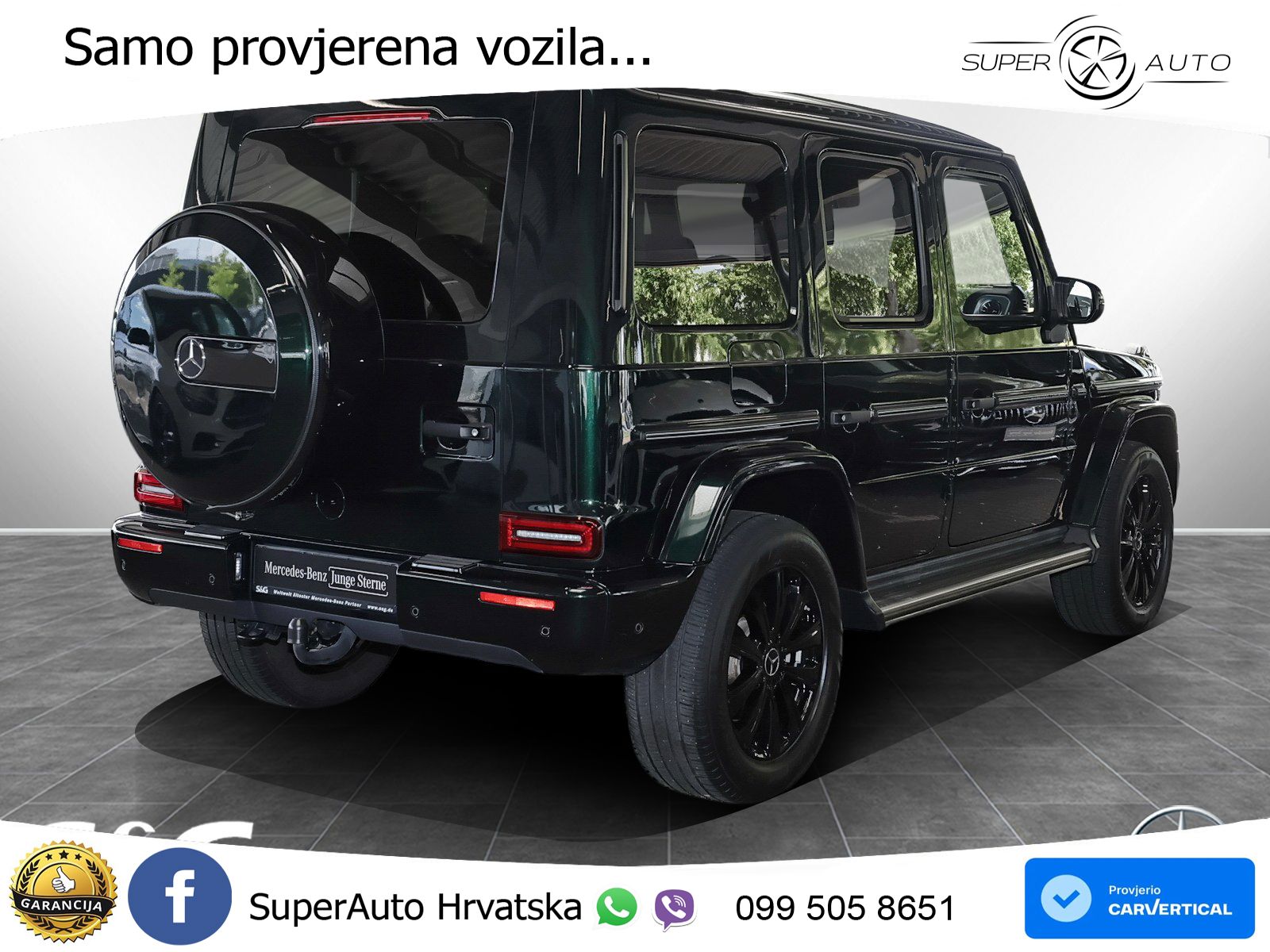 Mercedes G 500 Long V8 (422 KS) 4MATIC 9G-TRONIC LED+GR SJED+ACC