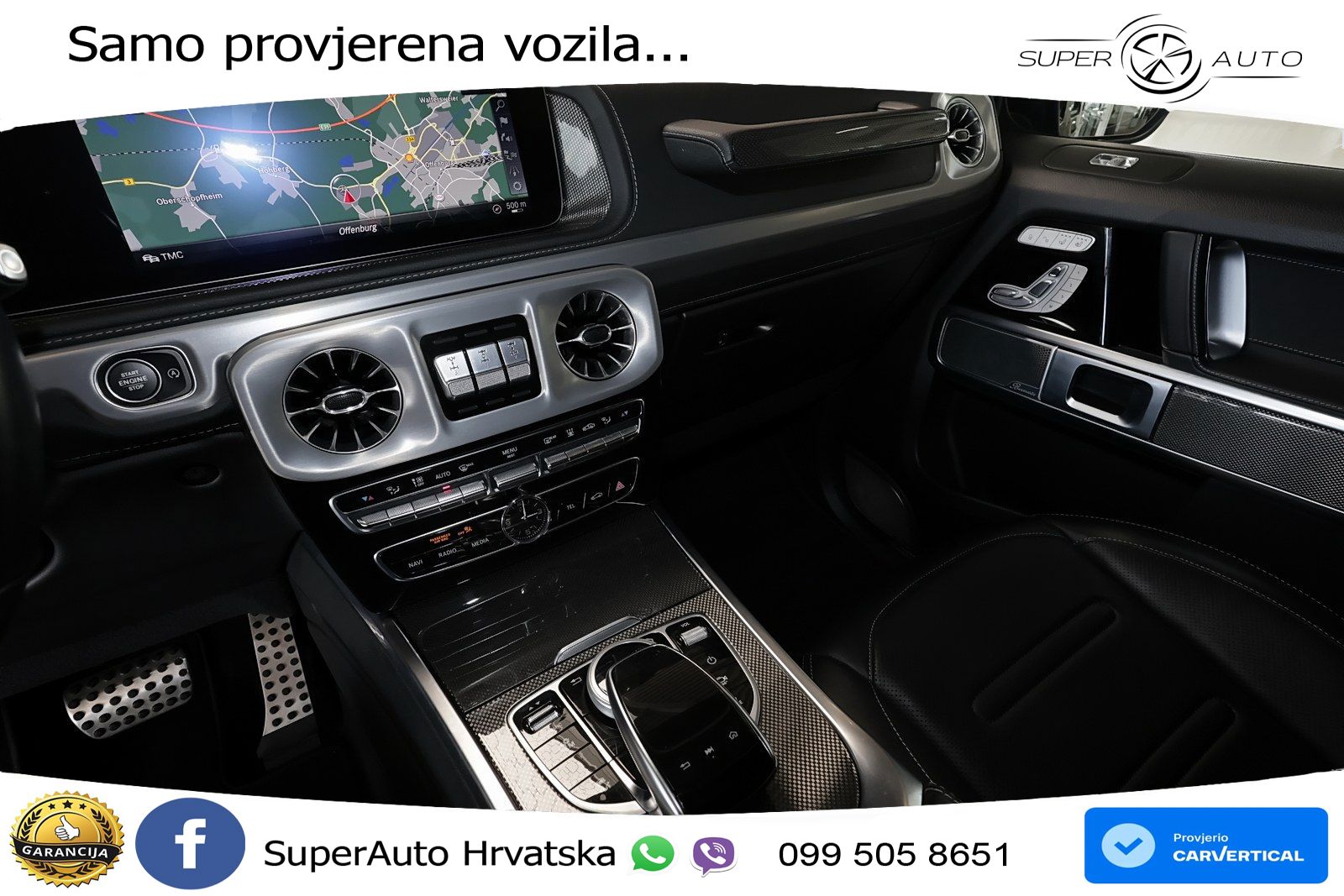 Mercedes G 500 Long V8 (422 KS) 4MATIC 9G-TRONIC LED+GR SJED+ACC
