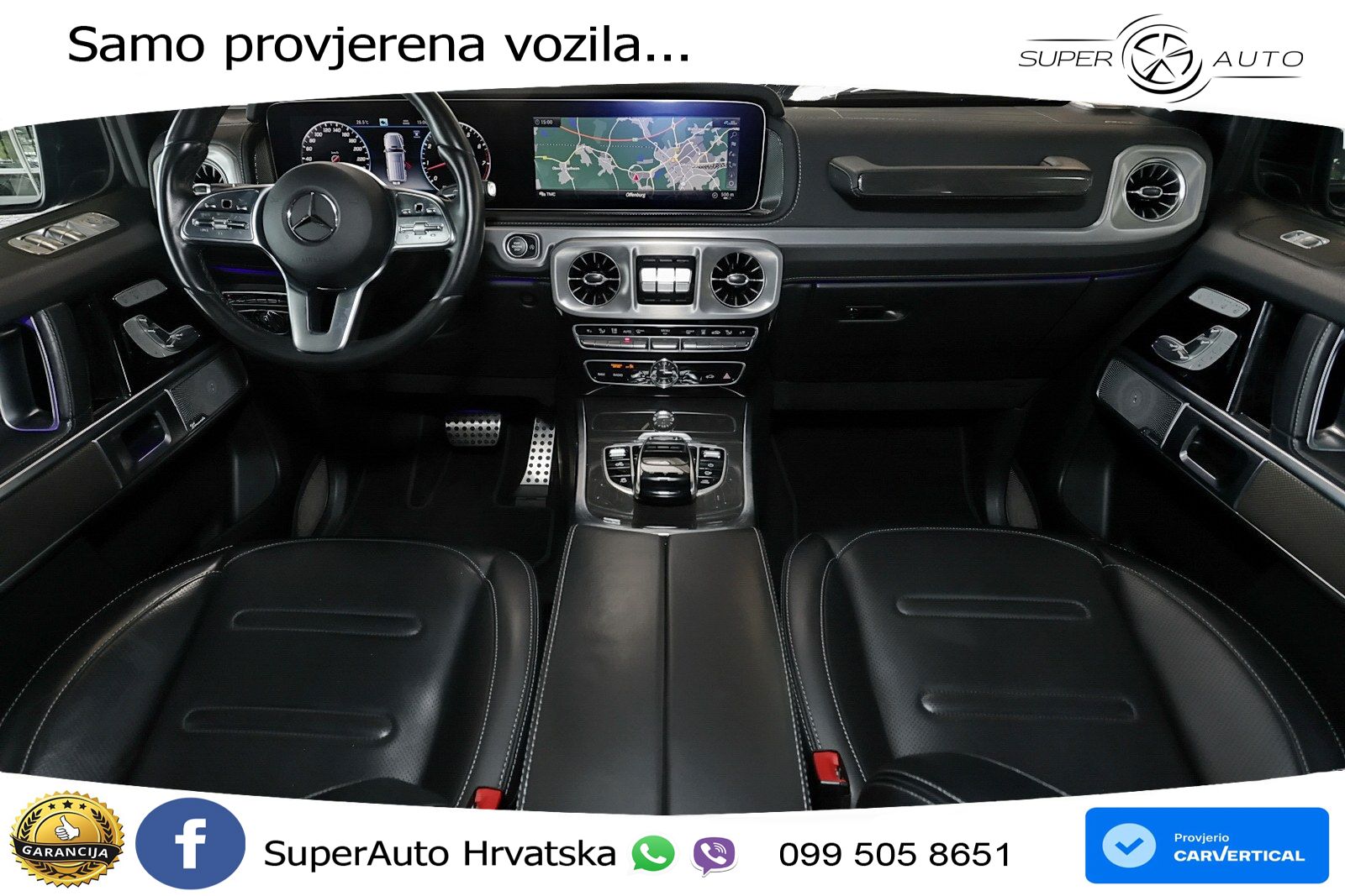 Mercedes G 500 Long V8 (422 KS) 4MATIC 9G-TRONIC LED+GR SJED+ACC