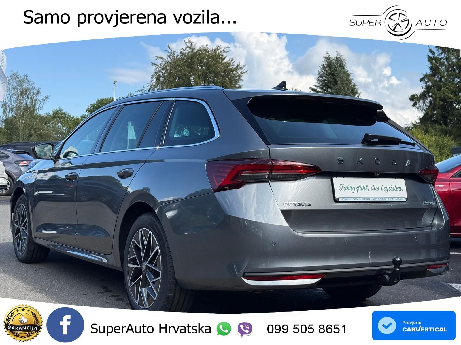 Škoda Octavia Combi 1.5 TSI (150 KS) DSG Selection LED+GR SJED+ACC