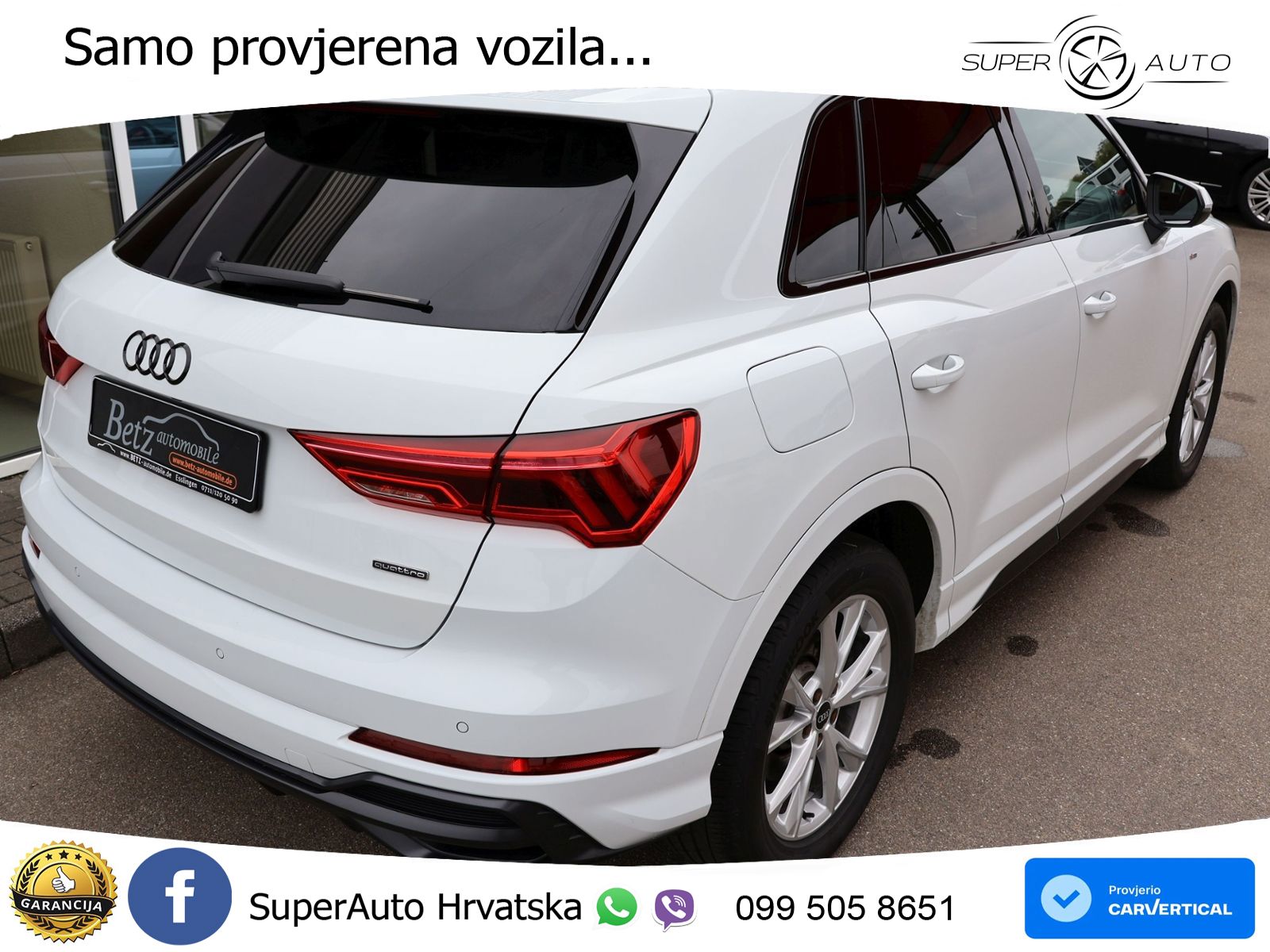 Audi Q3 40 TDI (200 KS) quattro S tronic S line LED+GR SJED+ACC