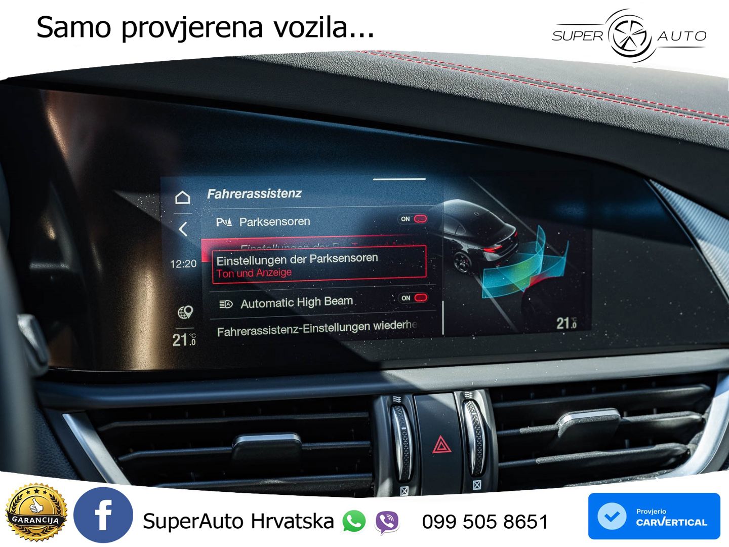 Alfa Romeo Giulia 2.2 MultiJet II (210 KS) Q4 Automatic LED+GR SJED+ACC