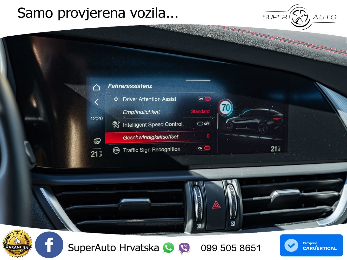 Alfa Romeo Giulia 2.2 MultiJet II (210 KS) Q4 Automatic LED+GR SJED+ACC