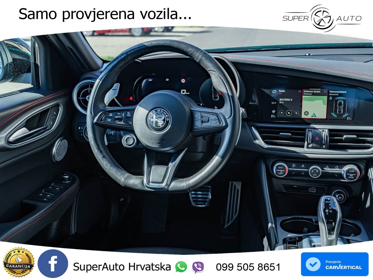 Alfa Romeo Giulia 2.2 MultiJet II (210 KS) Q4 Automatic LED+GR SJED+ACC