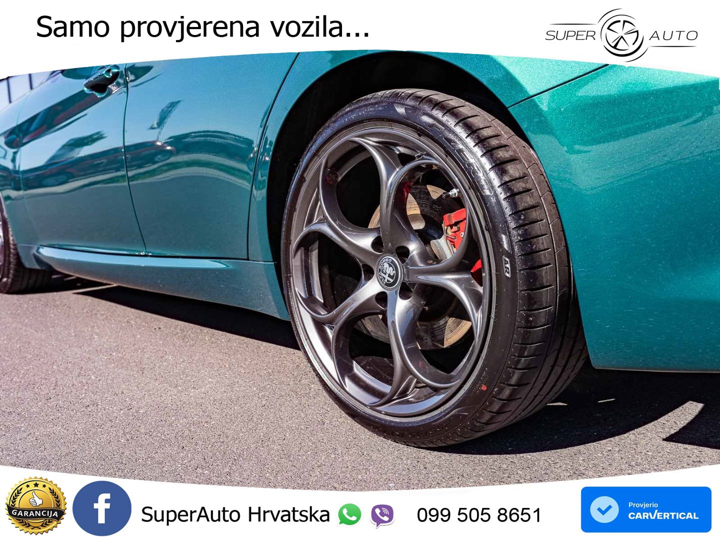 Alfa Romeo Giulia 2.2 MultiJet II (210 KS) Q4 Automatic LED+GR SJED+ACC