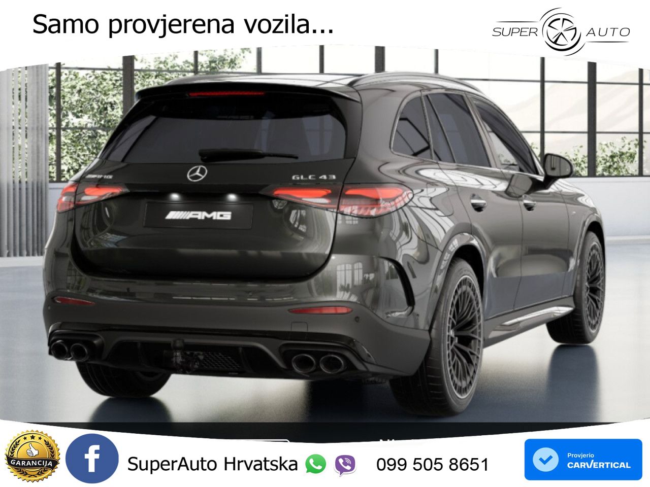 Mercedes AMG GLC 43 (421 KS) 4MATIC AMG SPEEDSHIFT MCT 9G ACC+HEAD+GR SJED+360+PANO