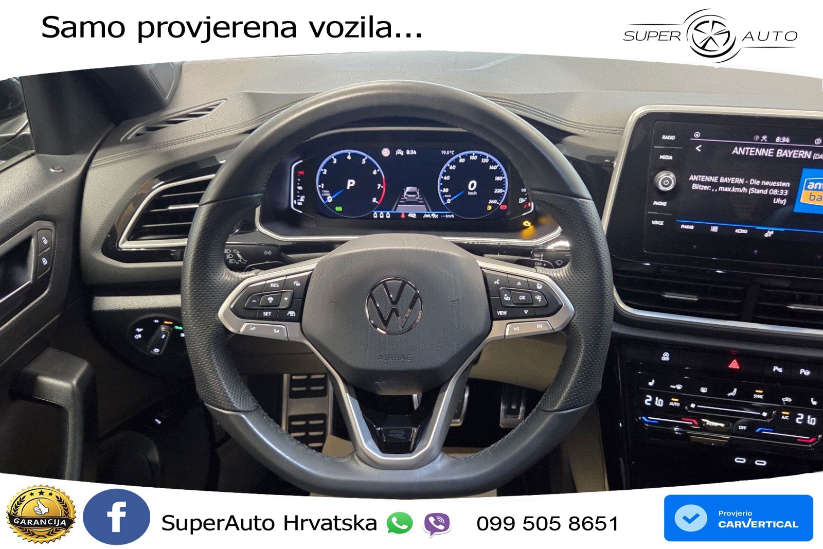 Volkswagen T-Roc 1.5 TSI (150 KS) DSG R-Line LED+GR SJED+ACC
