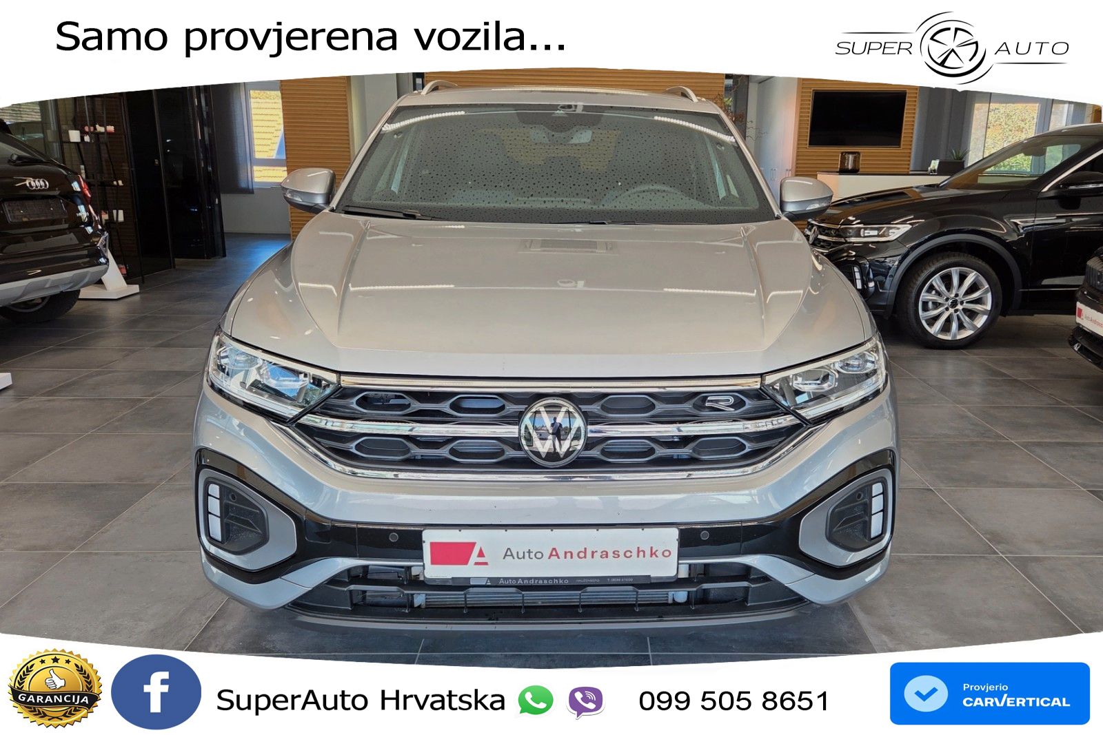 Volkswagen T-Roc 1.5 TSI (150 KS) DSG R-Line LED+GR SJED+ACC