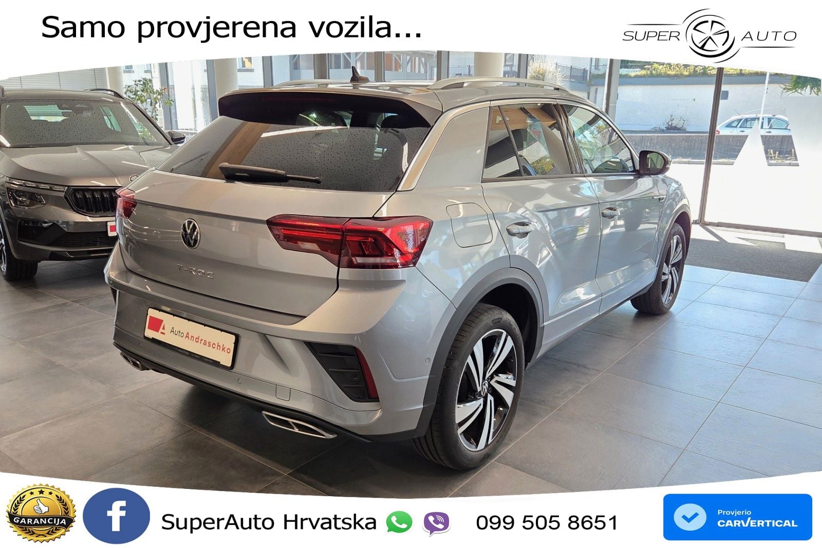 Volkswagen T-Roc 1.5 TSI (150 KS) DSG R-Line LED+GR SJED+ACC