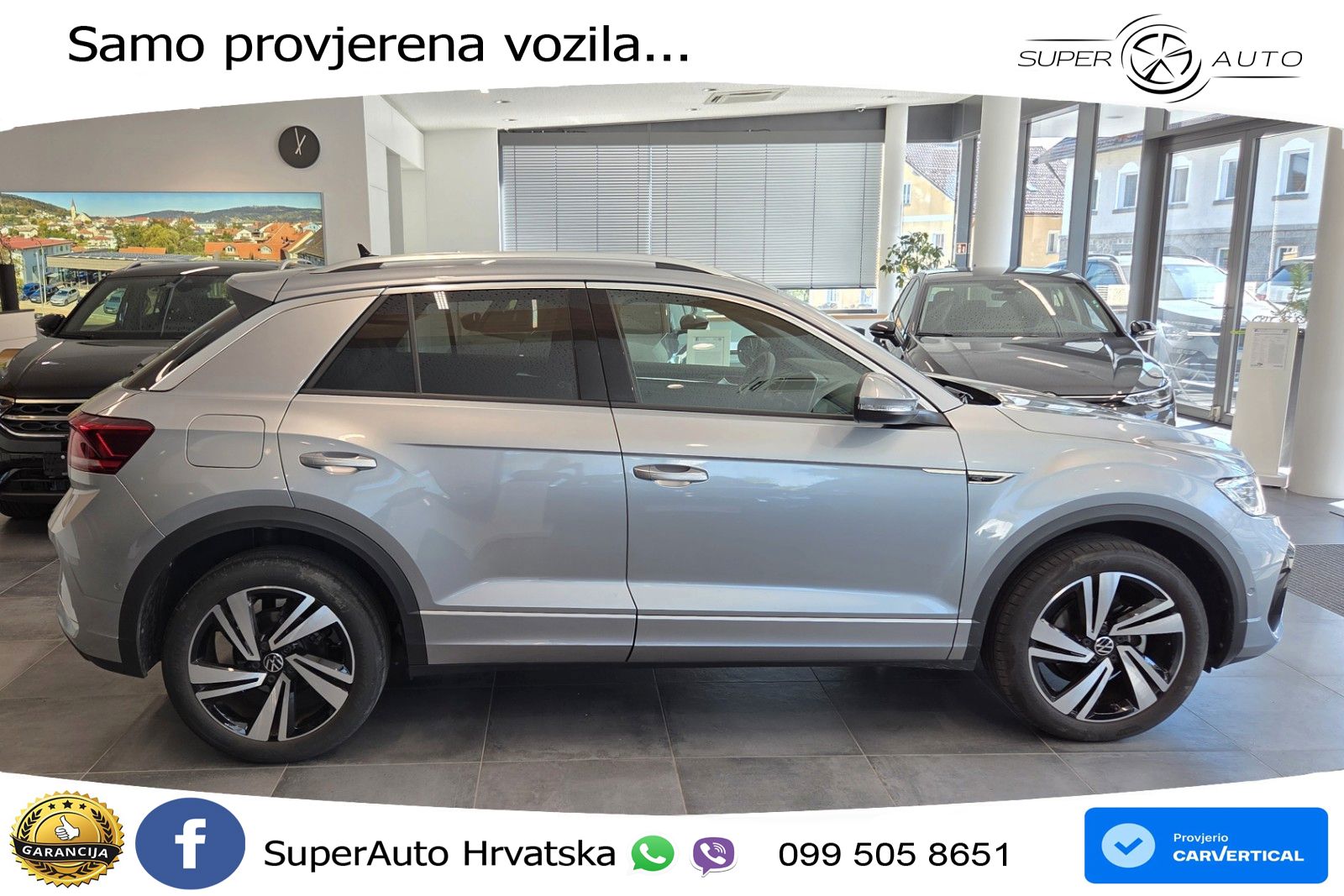 Volkswagen T-Roc 1.5 TSI (150 KS) DSG R-Line LED+GR SJED+ACC