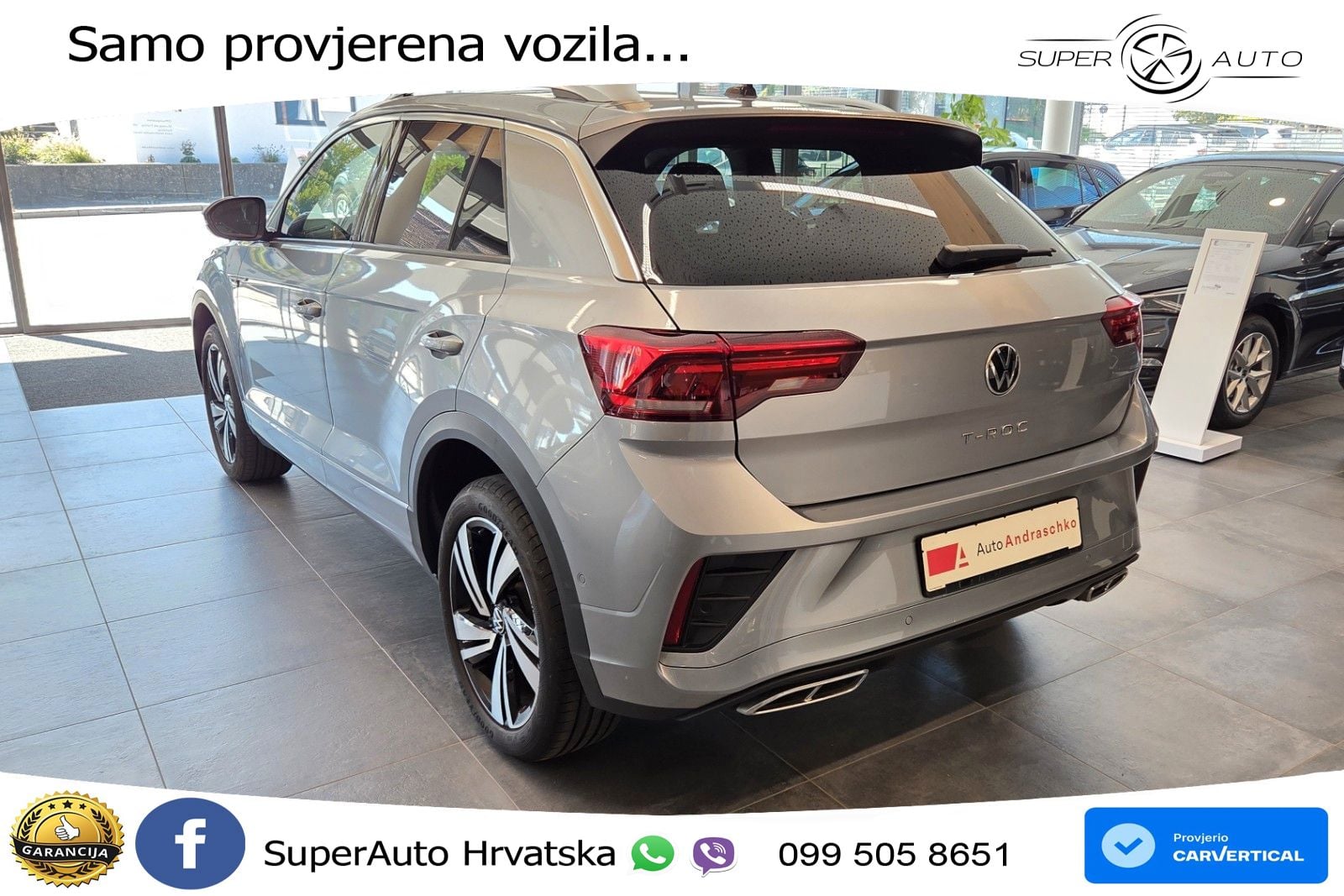 Volkswagen T-Roc 1.5 TSI (150 KS) DSG R-Line LED+GR SJED+ACC
