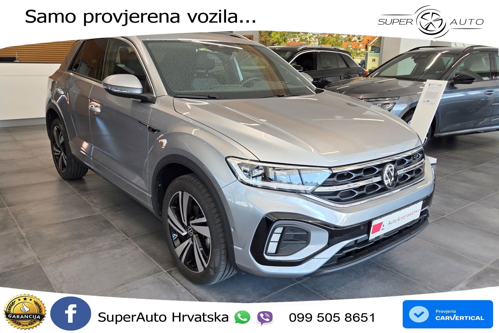 Volkswagen T-Roc 1.5 TSI (150 KS) DSG R-Line LED+GR SJED+ACC