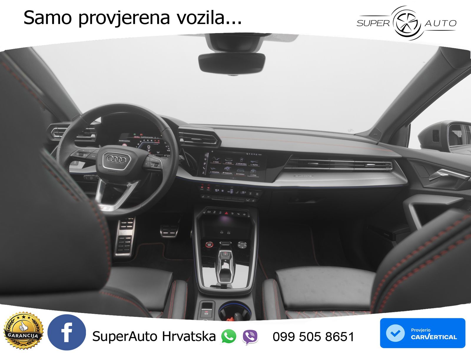 Audi S3 2.0 TFSI (333 KS) quattro S tronic MATRIX+GR SJED+KAM